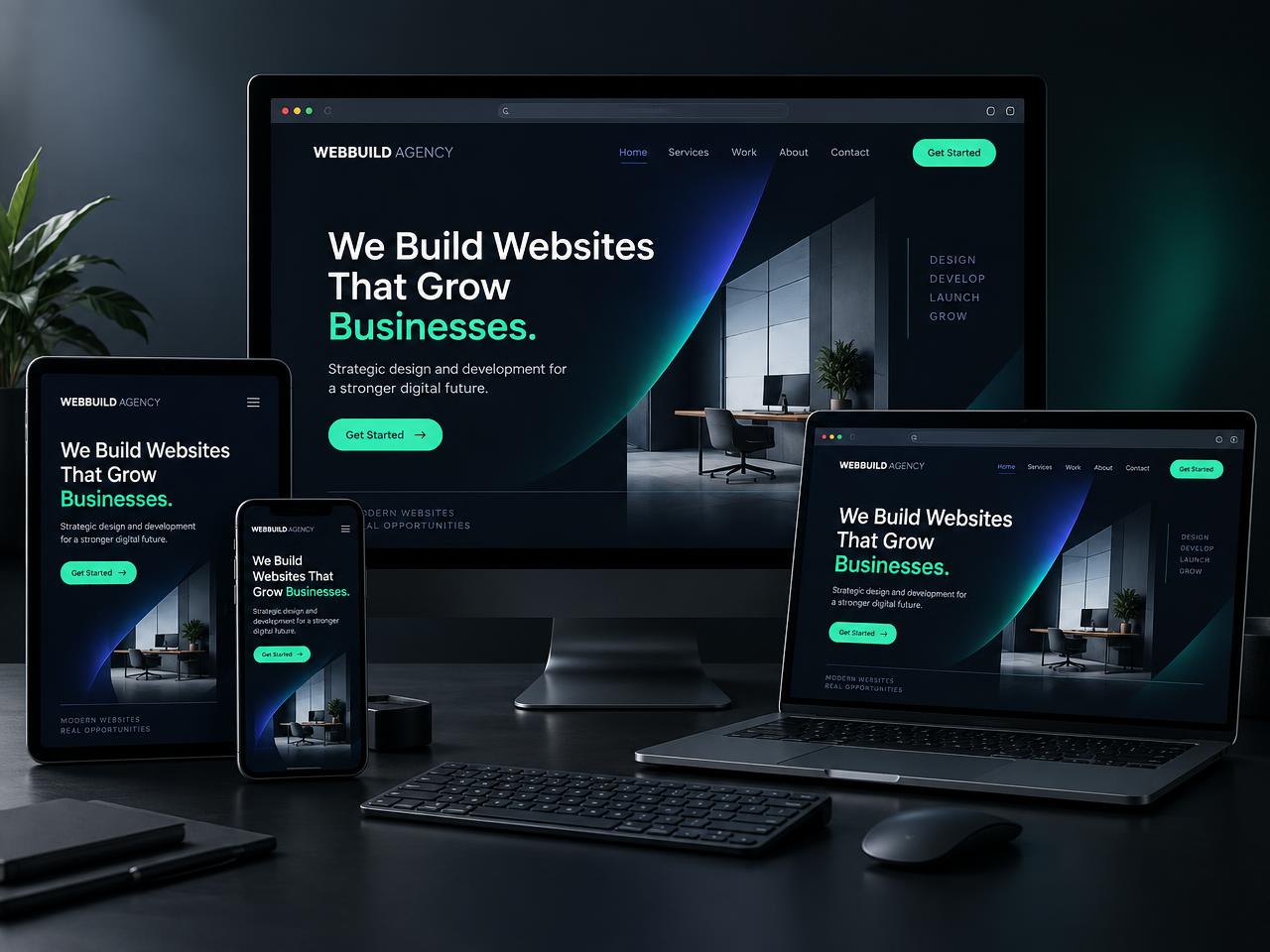 WebBuild Agency — Agency Website responsive website design by WebBuild Agency